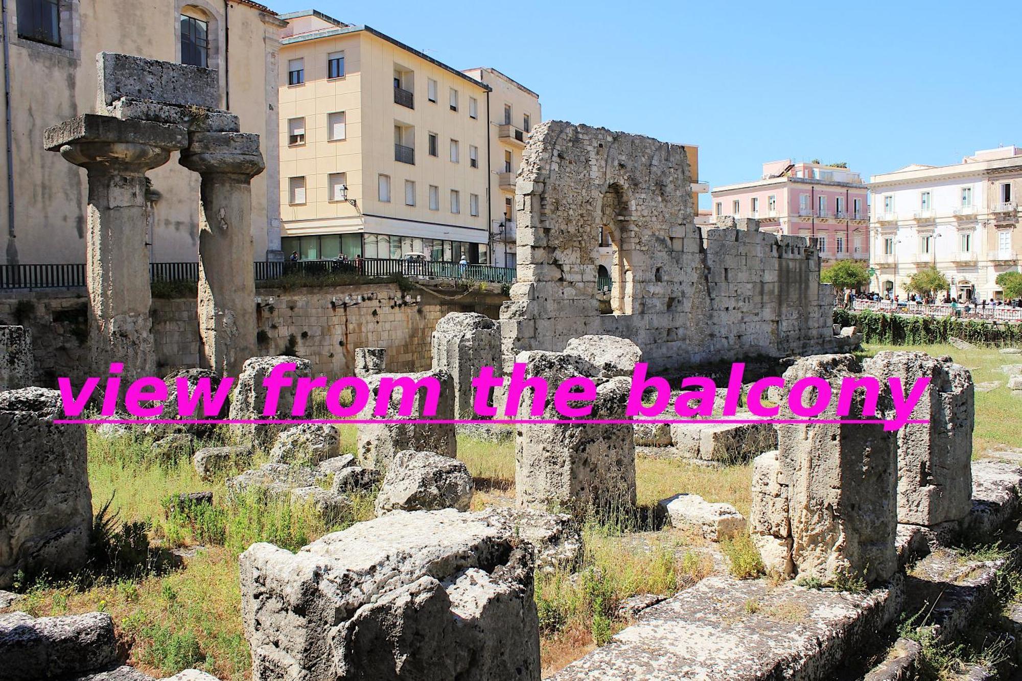 シラクーサApollonion Hh Above Apollo'S Temple Ortygiaアパートメント エクステリア 写真